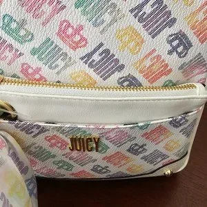 NWT Juicy by Juicy Couture Glam Pull Out Pouch Rainbow Crown Mini Backpack Juicy Couture | Bags | Nwt Juicy By Juicy Couture Glam Pull  main image 4